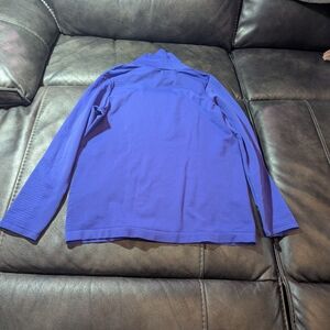 Vibrant Purple Athleta Textured Turtleneck